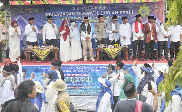 Pawai Ta’aruf, Sambut MTQ ke-33 Tingkat Kabupaten Bima