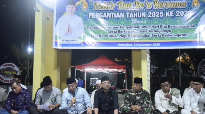 Hadiri Dzikir dan Doa Bersama, Wali Kota Bima Sampaikan Hal Ini